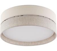 TK Lighting Eco plafón 3x15 W blanco-gris-beige 5775