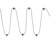 TK Lighting Girlanda guirnalda exterior x15 W negro 10183