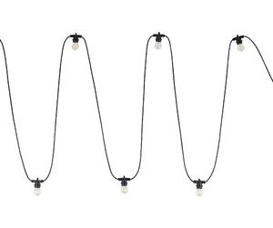 TK Lighting Girlanda guirnalda exterior x15 W negro 10183