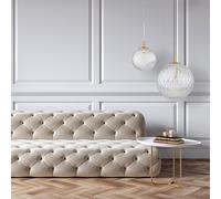 TK Lighting Lámpara colgante Cadix de cristal, 1 luz, Ø 30 cm