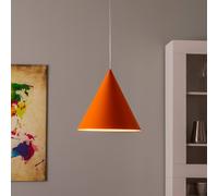 TK Lighting Lámpara colgante CONO, 1 luz, Ø 32 cm, naranja