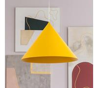 TK Lighting Lámpara colgante Cono, 1 luz, Ø 50 cm, amarilla, E27