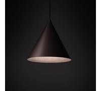 TK Lighting Lámpara colgante Cono, de 1 luz, Ø 27 cm, color bronce