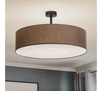 TK Lighting Lámpara de techo Rondo con distancia, gris Ø 60 cm
