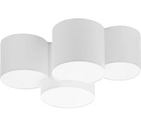TK Lighting Mona plafón 4x15 W blanco 3442