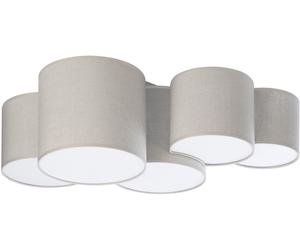 TK Lighting Mona plafón 5x15 W beige 6593