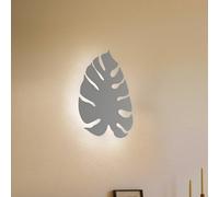 TK Lighting Monstera aplique de pared, forma de hoja, 3 x G9, acero, beige
