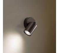 TK Lighting Plafón downlight Top, regulable, marrón, 1 luz