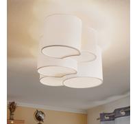 TK Lighting Plafón Mona 5 luces, blanco