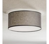 TK Lighting Plafón Rondo, gris, Ø 30 cm