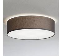 TK Lighting Plafón Rondo, gris Ø 45 cm