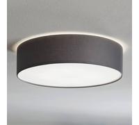 TK Lighting Plafón Rondo, gris, Ø 50 cm