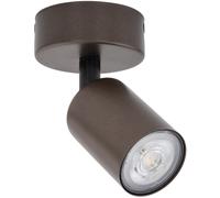 TK Lighting Plafón downlight Top, regulable, marrón, 1 luz