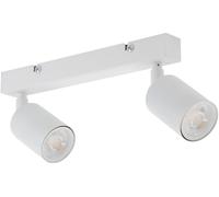 TK Lighting Top lámpara de techo 2x10 W blanco 6198