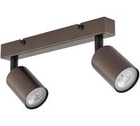 TK Lighting Top lámpara de techo 2x10 W marrón 6180