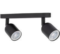 TK Lighting Top lámpara de techo 2x10 W negro 4780