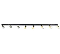 TK Lighting Top lámpara de techo x10 W negro-oro 5997