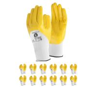 TK Mantella 12 pares de guantes de trabajo guantes de soldador destinados a un ambiente aceitoso guantes de nitrilo (8)