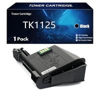TK1125 Cartucho de Tóner de Alto Rendimiento para Kyocera TK1125 TK-1125 TK 1125 Compatible para Kyocera FS-1061DN FS-1325MFP Impresoras con Chip,Black-1 Pack