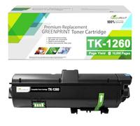 TK1260 TK-1260 Cartucho de Tóner Compatible Negro 10000 Páginas 1T0C150NL0 | Compatible con impresoras Kyocera Ecosys PA4000 PA4000x PA4000wx