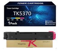 TK5370 Cartucho de Tóner de Alto Rendimiento para Kyocera TK5370 TK-5370K TK-5370C TK-5370Y TK-5370M Compatible para Kyocera ECOSYS MA3500cix MA3500cifx PA3500cx con Chip,Magenta-1 Pack