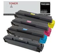 TK5380 Pack 4 Toner Multicolor Compatible con Kyocera TK5380K TK5380C TK5380M TK5380Y
