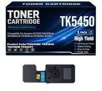 TK5450 para Kyocera ECOSYS MA2600cfx MA2600cwfx PA2600cwx PA2600cx Cartuchos de tóner TK5450BK TK5450C TK5450M TK5450Y Tóner con Chip Trabajo de Alto Rendimiento