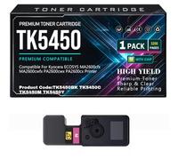 TK5450BK TK5450C TK5450M TK5450Y Cartuchos de tóner TK5450 para Kyocera ECOSYS PA2600cwx PA2600cx MA2600cfx MA2600cwfx Impresoras con Chip Trabajo de Alto Rendimiento