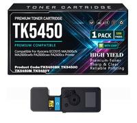 TK5450BK TK5450C TK5450M TK5450Y Cartuchos de tóner TK5450 para Kyocera ECOSYS PA2600cwx PA2600cx MA2600cfx MA2600cwfx Impresoras con Chip Trabajo de Alto Rendimiento