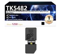 TK5482 Cartucho de Tóner Compatible para Kyocera ECOSYS PA2101cwx PA2101Cx MA2101cfx MA2101c Impresoras, Alto Rendimiento 1250 Páginas, Impresión Nítida,Black-1 Pack