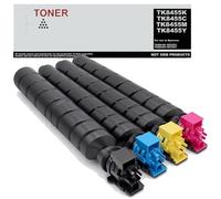 TK8455 Pack 4 Cartuchos de Toner Multicolor Compatible con kyocera TK8455K TK8455C TK8455M TK8455Y