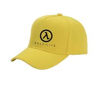TKAJHPAH Gorra De Béisbol Hombre Y Mujer Rendimiento para The H.a..lf-L.i.fe Plaintone Trucker Hat Entrenamiento con Orificio Coleta Snapback Fácil Limpiar-HuangSe||One_Size