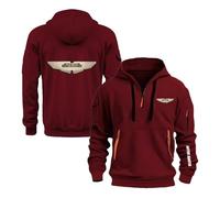 TKAJHPAH Sudadera con Capucha Cómoda Hombre para A.s.t.o.n M.a.r.ti.n Sudaderas Abrigo Liso Ropa Deportiva Jerséis Primavera Otoño Tops Chaqueta Media Cremallera-JHSe||XX_l