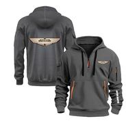 TKAJHPAH Sudadera con Capucha Cómoda Hombre para A.s.t.o.n M.a.r.ti.n Sudaderas Abrigo Liso Ropa Deportiva Jerséis Primavera Otoño Tops Chaqueta Media Cremallera-SHSe||l