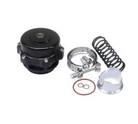 Tkbov001B50 Universal para Jdm 50 mm V con válvula de descarga Bov Q Typer con de aluminio soldado, purga de turbina de ventilación, color negro