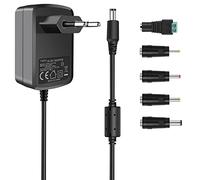 TKDY 24 V 1,5 A Fuente de alimentación 36 W AC DC Adaptador 5,5 x 2,5 mm DC Plug para tira luminosa LED, cámara CCTV, Mini-TV y Plus, 1,5 A Max.