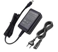 TKDY AC-L100 adaptador cargador kit compatible con Sony Handycam DCR-TRV103 TRV130 TRV150, CCD-TRV108 TRV118 TRV128 Reemplazo de la videocámara AC-L10A L10B AC-L15A L15B AC-L100A L100C