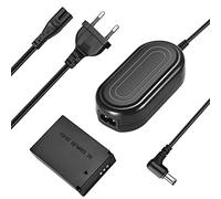 TKDY ACK-E12 Adaptador de Corriente CA de Repuesto 7.4V 2A DR-E12 Kit Acoplador CC para Cámaras Digitales Sin Espejo Canon EOS M, M2, M10, M50, M100