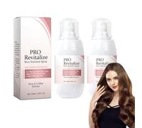 Tkekruh 2PC Hair Helper Spray 50ML, Nutre e Hidrata el Cabello, Spray Acondicionador Fortalecedor del Cuero Cabelludo, Spray Rice Water para Cabello Fino y Pérdida de Cabello, Hair Serum