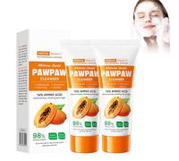 Tkekruh 2PC Limpiador Facial 100g, Limpiador Facial Hidratante, Leche Limpiadora Calmante, Limpia Suavemente la Piel y Regula el Equilibrio Hidrolipídico, Fácil de Enjuagar, para Todo Tipo de Pieles