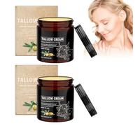Tkekruh 2PCS Beef Tallow Honey Balm 120g, Beef Tallow Cream, Whipped Beef Tallow and Honey Balm, Facial Crema Corporal Infundida, Crema Hidratante, Para Una Piel Suave Y Lisa, Repairing the Skin