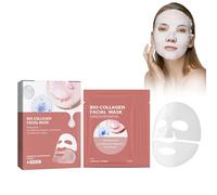 Tkekruh 4PC Mascarilla, Mascarilla Reafirmante Hidratante, Mascarilla Facial Antiarrugas, Para el Rejuvenecimiento de la Piel Dirigido a Pieles Secas, Apagadas No Firmes, Face Festigkeit