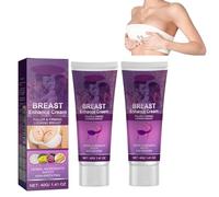 Tkekruh Breast Enhance Cream 2PC Gesäß Enhancement, 40g Crema Reafirmante de Senos, Crema Busto, para Busto Cuello Escote Agrandar Pecho Aumento de Pecho