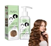 Tkekruh Espuma Rizos 50ml, Fluffy Hair Spray, Volumizing Hair Styling Mousse, Define e Hidrata el Rizo, Para Rizos Naturales y Cabello con Permanente, Para Más Volumen y Cabello Rizado Definido, Cream