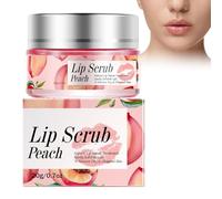 Tkekruh Labial Scrub 20g, Exfoliante de Labios, Mascarilla Labial, Mascarilla Hidratante de Fresa Durante la Noche, cuidado labial, para hidratar los labios secos, agrietados y descamados