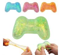 tkerinse Squishes - Bola con forma de controlador de videojuegos, melaza gruesa de jarabe, bola elástica de maltosa, juguete sensorial para niños y adultos (color al azar, 1 unidad)