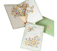 tkerinse Tarjeta para el día de la madre, ramo de flores 3D Love You Mom, tarjeta del día de la madre, tarjetas de felicitación hechas a mano con flores de agradecimiento para mujeres, mamá, abuela