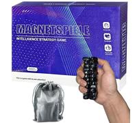 TKGEOUE Divertido Juego de Mesa magnético,Ajedrez de Combate con magnético,Juego de ajedrez magnético,Juego de Mesa Educativo Checkers,Juego de ajedrez magnético,Juego de Mesa magnético