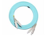TKGMGTN Cable de conexión de fibra SC-SC OM3 OM4 dúplex 20m 30m 100m SC DX cable multimodo 1m2m3m5m7m10m puente de fibra óptica(3m 10pcs OM3)