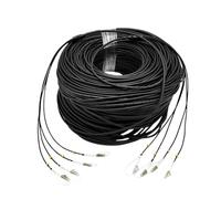 TKGMGTN Cables de fibra óptica blindados con TPU, multimodo OM3, 2/4/6/8/12 núcleos, LC, SC, FC, ST, UPC, internet por fibra óptica, FTTH, 100 m, 120 m, 150 m(LC UPC 4-core 150m)